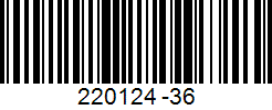 Barcode cho sản phẩm Giày Kamito KMBS220124 Trắng Xanh